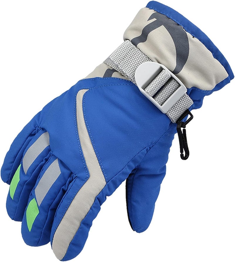 IZUS Kids Cold-Weather Ski-Gloves Winter-Warm Windproof Snow-Gloves Snowboarding Sledding Cycling Toddler 3-6T Boy-Girl - Image 4